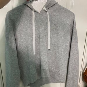 Victoria Sport Cropped Grey Sweatshirt